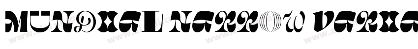 Mundial Narrow varia字体转换